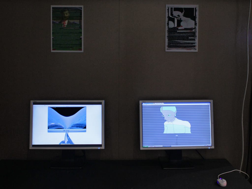 Application source code displayed on a developer's screen